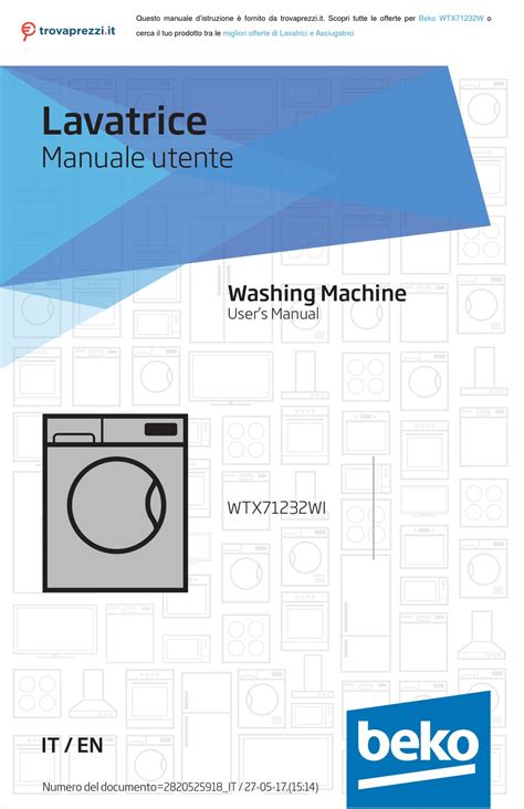 BEKO WTX71232W USER MANUAL Pdf Download.